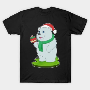 Polar bear Christmas Christmas bell T-Shirt